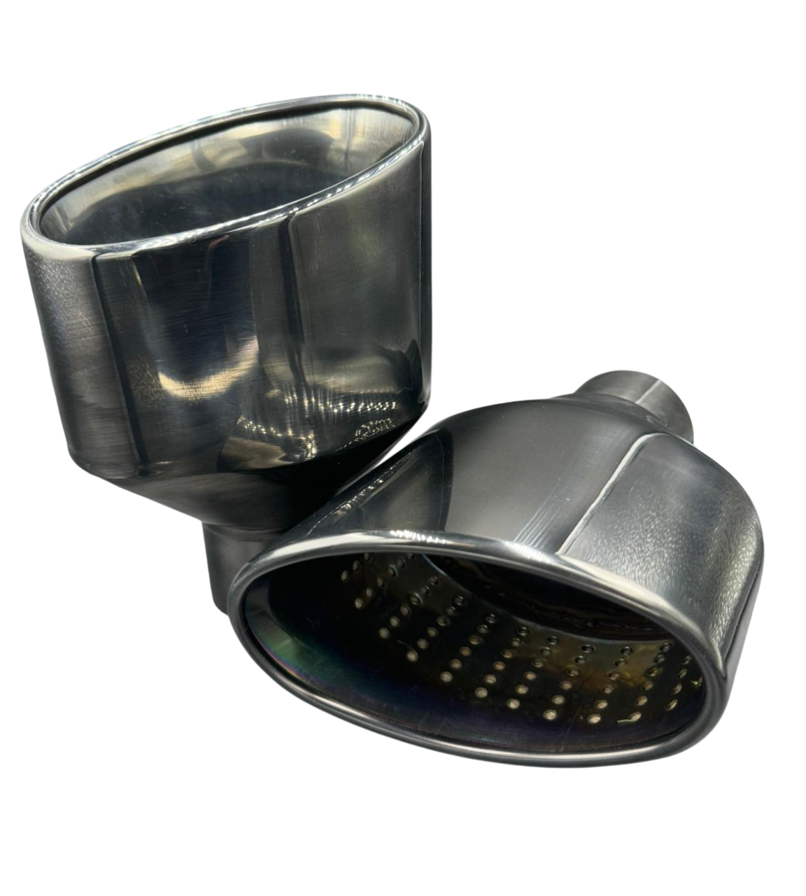 Ovaal Zwart Titanium Rechts